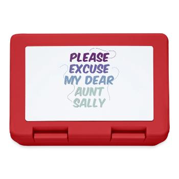 Math Nerd Students University Professor Mathematics - Lunchbox - red - Front