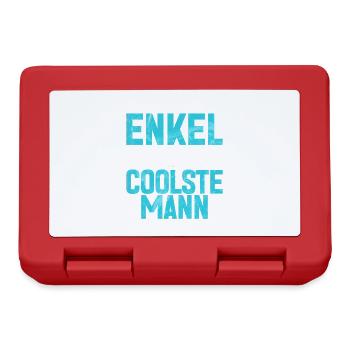 To my grandchildren, I'm the coolest man in the world - Lunchbox - red - Front