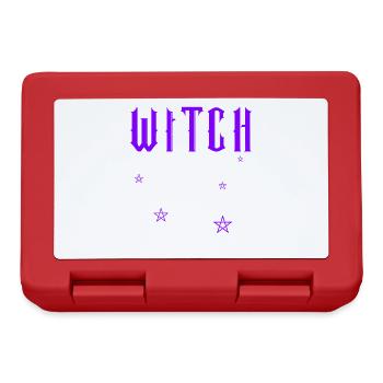 Hexe Witch Woman In Total Control Of Herself - Lunchbox - red - Front