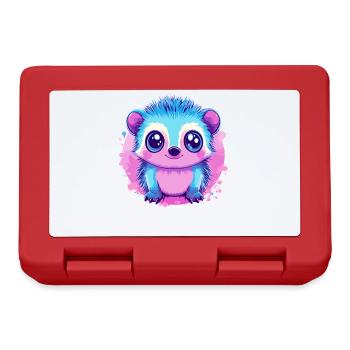 Colorful cuddly monster - Lunchbox - red - Front