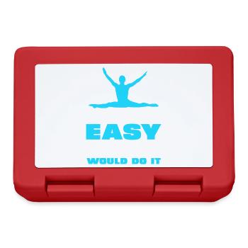 If it was easy, more boys would do it - Lunchbox - red - Front