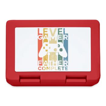 Gamer Gaming Father Father's Day Saying Gaming Dad - Lunchbox - red - Front