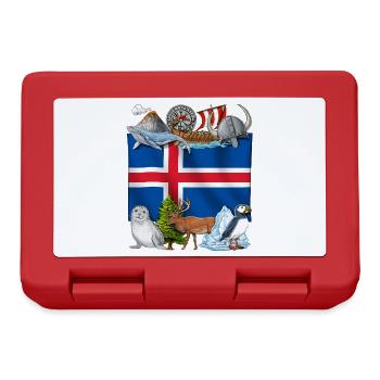 Island Pride - Brotdose - Rot - Vorne