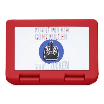 Gamer Gaming Father Father's Day Saying Gaming Dad - Lunchbox - red - Front