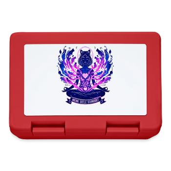 Mystical cat, my soul purrs - Lunchbox - red - Front