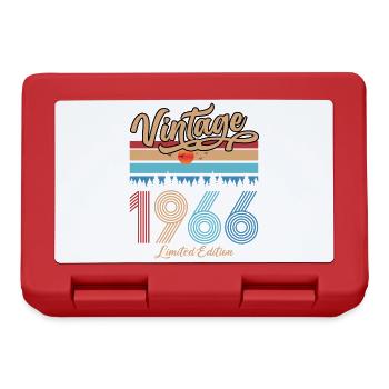 1966 Anniversaire Vintage Limited Edition Cadeau  - Boîte à goûter - rouge - Devant