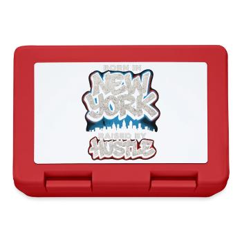New York Hustle – Graffiti Streetwear Style - Lunchbox - red - Front