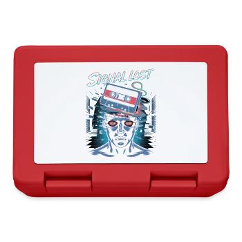 Signal perdu cassette fantôme - Boîte à goûter - rouge - Devant