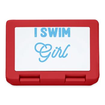 Schwimmen Wassersport Schwimmer Geschenke - Brotdose - Rot - Vorne