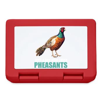 Pheasants Pheasant - Lunchbox - red - Front