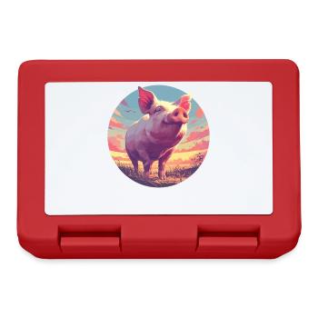 Pig Pig - Lunchbox - red - Front