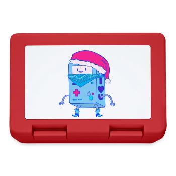 Bot Père Noël robot de Noël Kawaii - Boîte à goûter - rouge - Devant