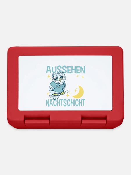 Pflegerin Geschenke Pflege Lustig Krankenpflegerin - Brotdose - Rot