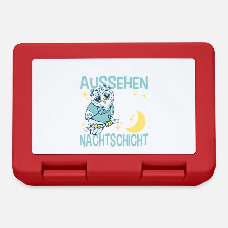 Pflegerin Geschenke Pflege Lustig Krankenpflegerin - Brotdose - Rot