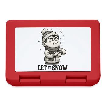 Let It Snow Irony - Lunchbox - red - Front