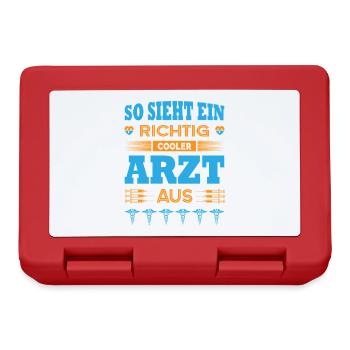 Pflegerin Geschenke Pflege Lustig Krankenpflegerin - Brotdose - Rot - Vorne