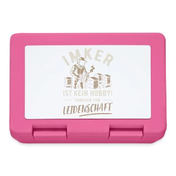 Beekeeper | Not a hobby but a passion - Lunchbox - pink - Front