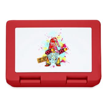 HIP HOP WICHTDeEL Dab Graffiti Rap Music Xmas Crew - Lunchbox - red - Front