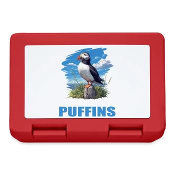 Puffin Papageientaucher - Brotdose - Rot - Vorne