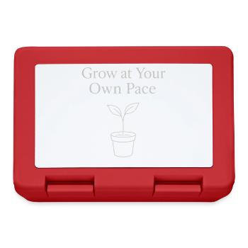 Grow At Your Own Pace Plant - Lunchbox - red - Front