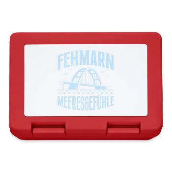 Baltic Sea Holidays FEHMARN SEA FEELINGS Fun - Lunchbox - red - Front