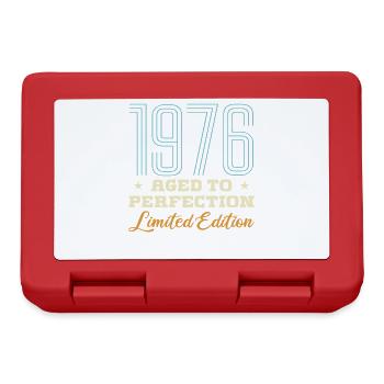 1976 50th Anniversary Gift 50 Years Vintage 76 - Lunchbox - red - Front