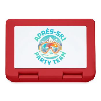 Apres Ski Party Team - Brotdose - Rot - Vorne