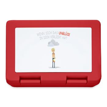 When misfortune has fallen in love with you - Lunchbox - red - Front