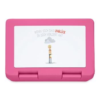 When misfortune has fallen in love with you - Lunchbox - pink - Front