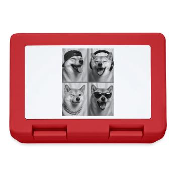 Shiba Inu - Lunchbox - red - Front