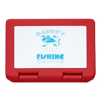 Angler Fischer Angeln Sportfischer - Brotdose - Rot - Vorne