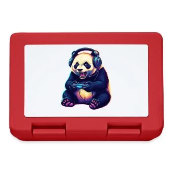 Parrot Gaming Animal Video Games Funny Parrot - Lunchbox - red - Front