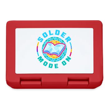 Stained Glass Art Stained Glass Artist - Lunchbox - red - Front
