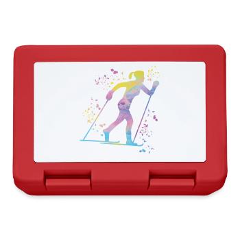 Cross-country skiing Cross-country skiing - Lunchbox - red - Front