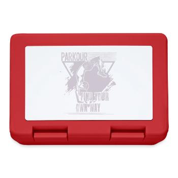 Parkour Find Your Own Way - Lunchbox - red - Front