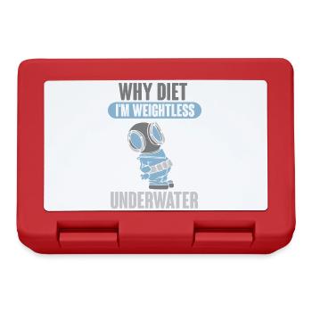 Diving Diver Snorkeling Recreational Diver - Lunchbox - red - Front