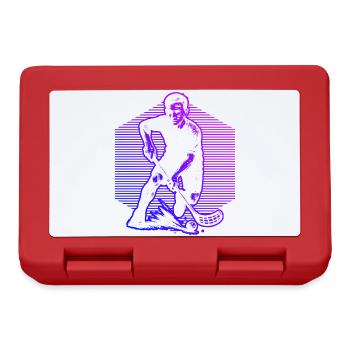 Classic floorball motif - Lunchbox - red - Front