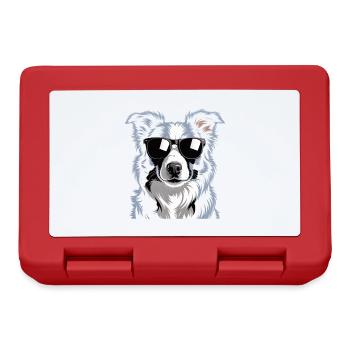 Border Collie - Lunchbox - red - Front