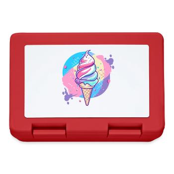 glace - Boîte à goûter - rouge - Devant