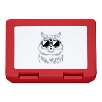 Persian cat - Lunchbox - red - Front