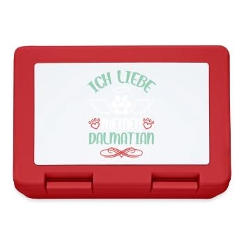 I love Dalmatian Angels - Lunchbox - red - Front