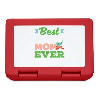 Plant Lover Mom Best Gardener Mom - Lunchbox - red - Front