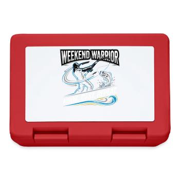 Weekend Warrior Hook Cast Repeat Angler - Brotdose - Rot - Vorne