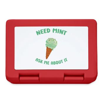 Fresh Cream Waffle Cone Italian Mint - Lunchbox - red - Front