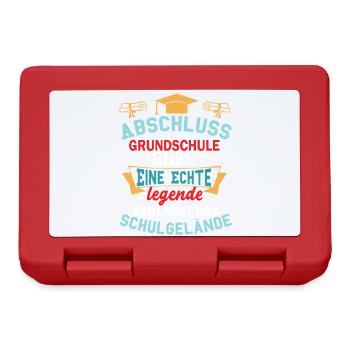 Graduation from primary school in 2026 Legend leaves - Lunchbox - red - Front