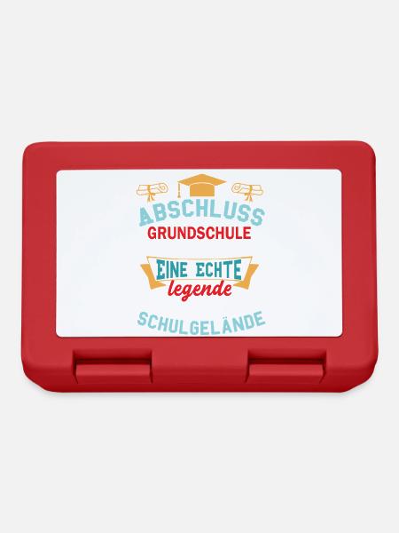 Abschluss Grundschule 2026 Legende Verlässt - Brotdose - Rot