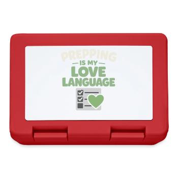 Family Provision Emergency Planner Prepper - Lunchbox - red - Front