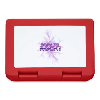 Born to Rock Neon Eis-Splash - Brotdose - Rot - Vorne