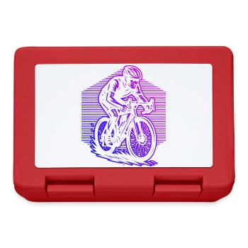 Illustration de vélo de route pour vélo de route - Boîte à goûter - rouge - Devant