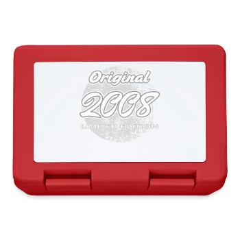 18th Birthday 2008 Boys and Girls Gift - Lunchbox - red - Front